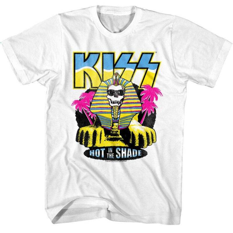 Kiss Neon Hot in The Shade Men’s T Shirt