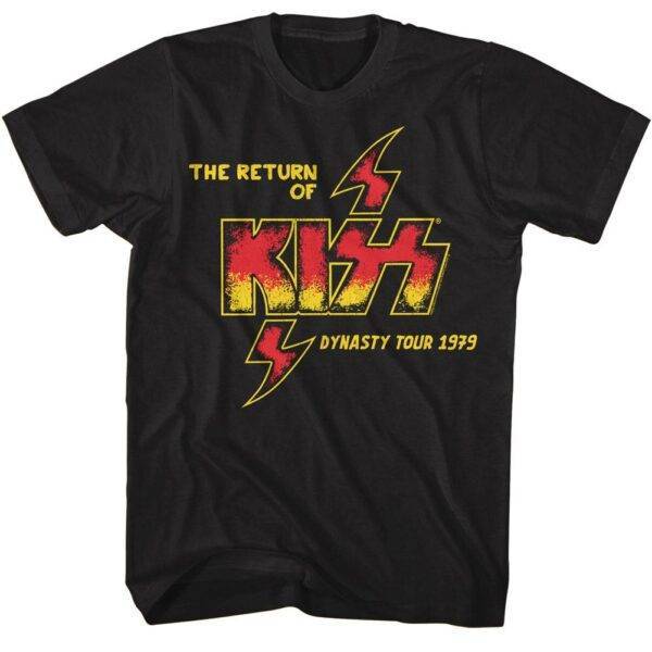 Kiss Return of Dynasty Tour 1979 Men’s T Shirt