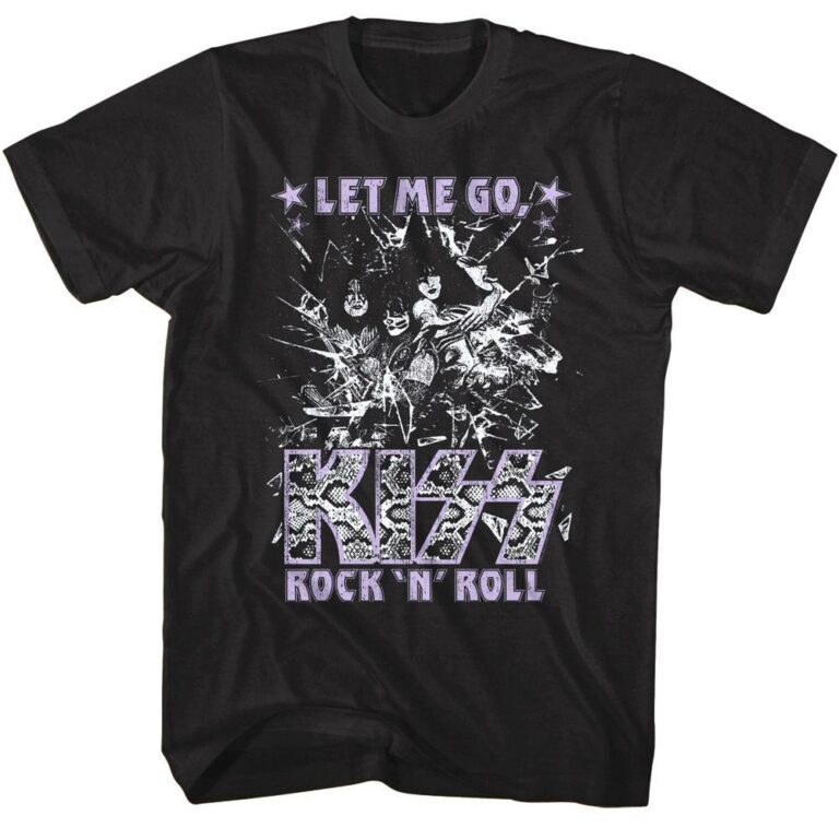 Kiss Shattered Glass Let Me Go Men’s T Shirt