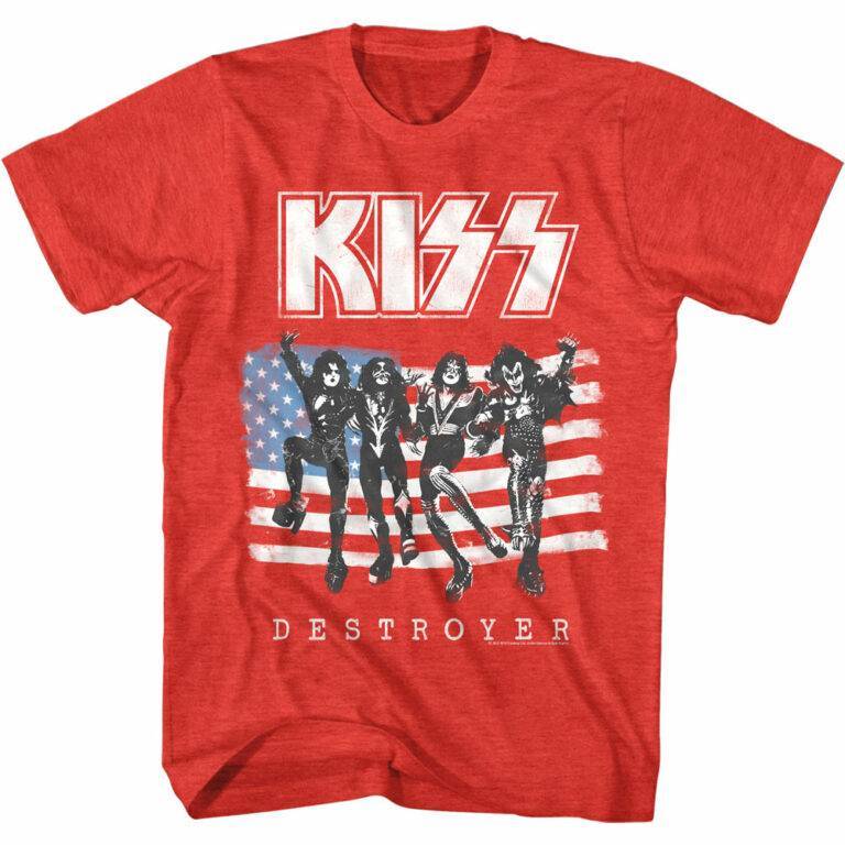 Kiss American Destroyer Men’s T Shirt