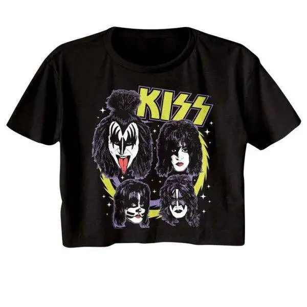 Kiss Floating Heads Women’s Crop Top