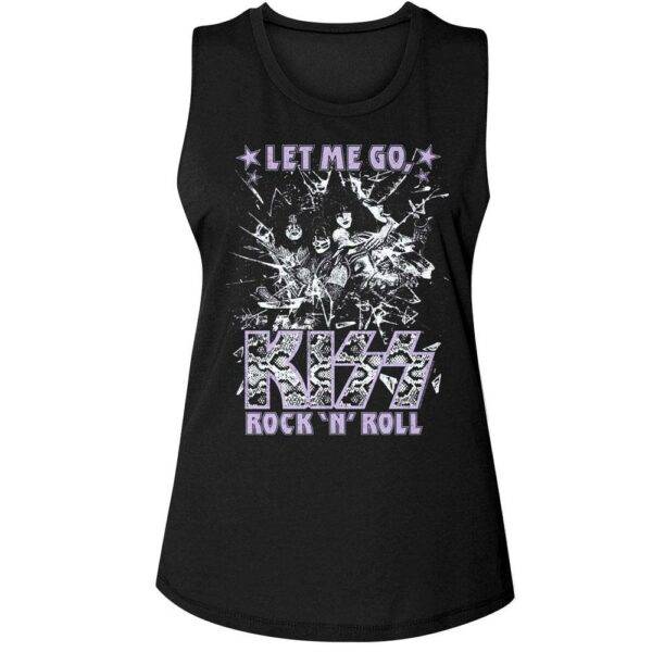 Kiss Shattered Glass Let Me Go Women’s Tank