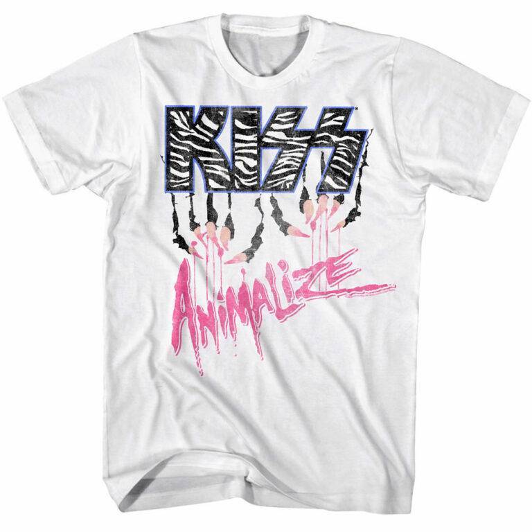 Kiss Animalize Pink Claws Men’s T Shirt