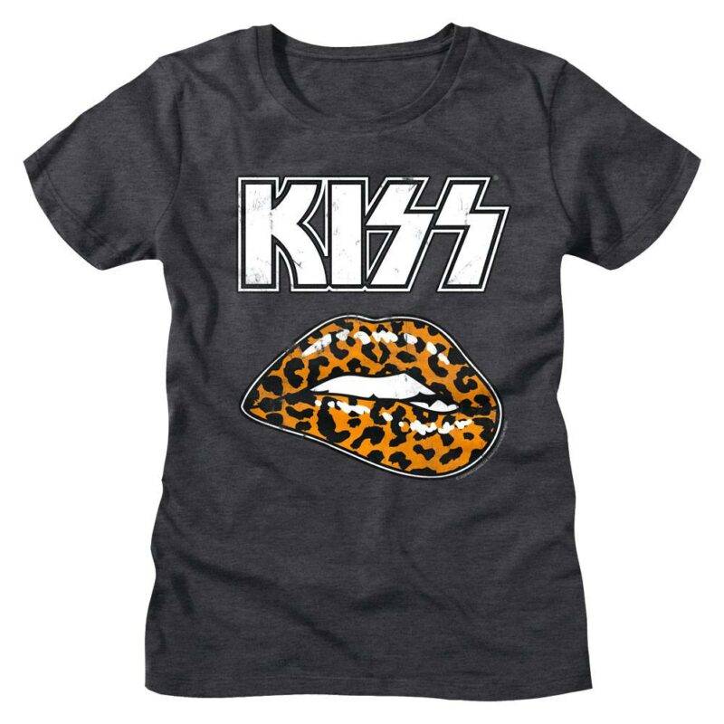 Kiss Leopard Lips Women’s T Shirt