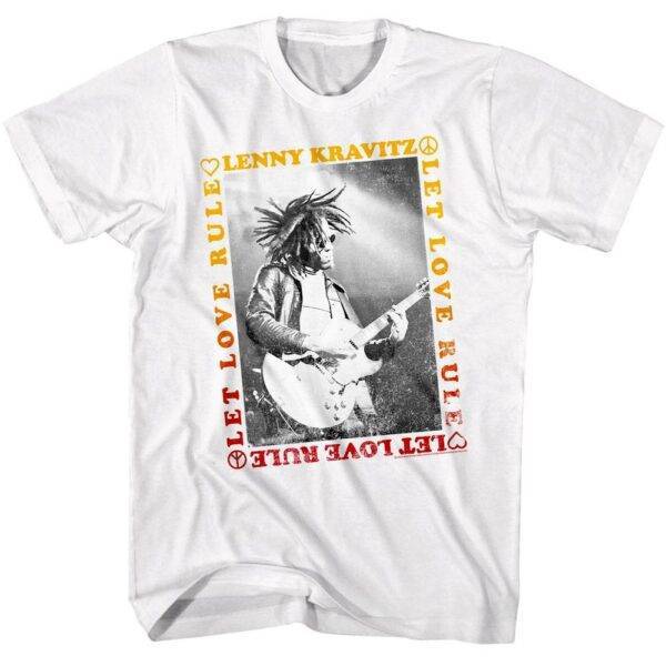 Lenny Kravitz Let Love Rule Men’s T Shirt