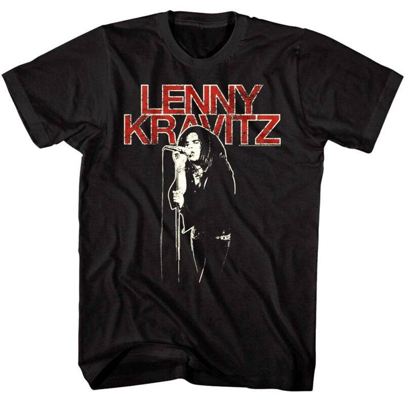 Lenny Kravitz Singing Men’s T Shirt