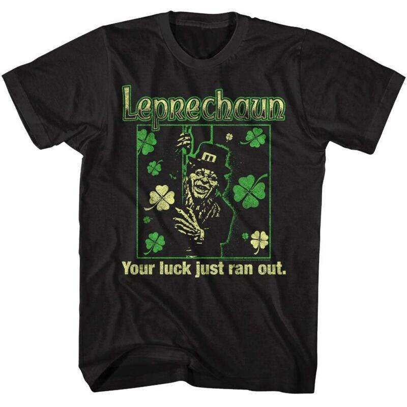 Leprechaun Lucky Shamrocks Men’s T Shirt