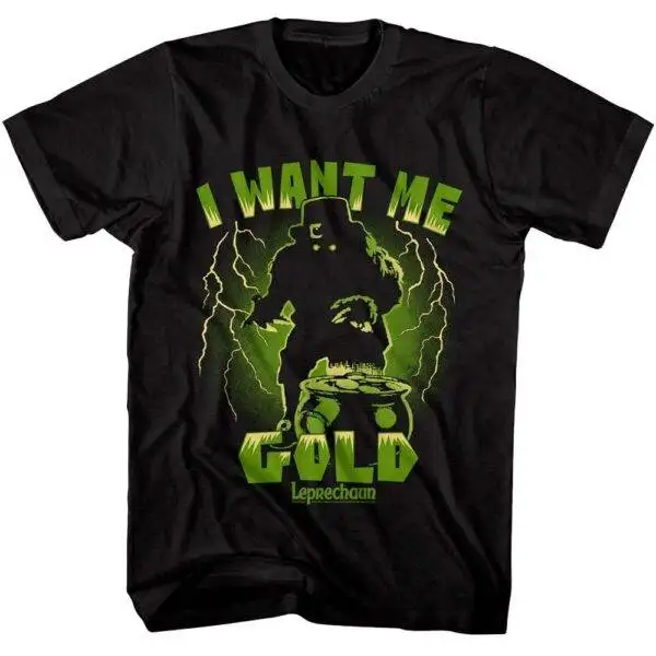 Leprechaun I Want me Gold Men’s T Shirt