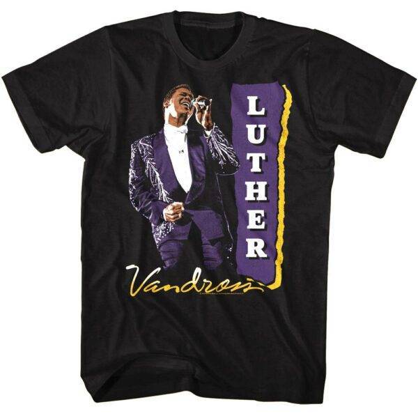 Luther Vandross Purple Suit T-Shirt