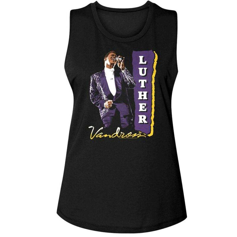 Luther Vandross Purple Suit Tank