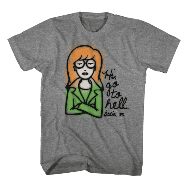 Daria Hi Go to Hell Men’s T Shirt