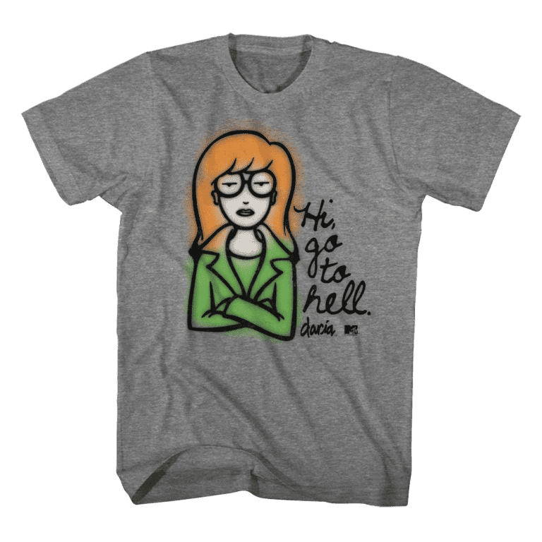 Daria Hi Go to Hell Men’s T Shirt