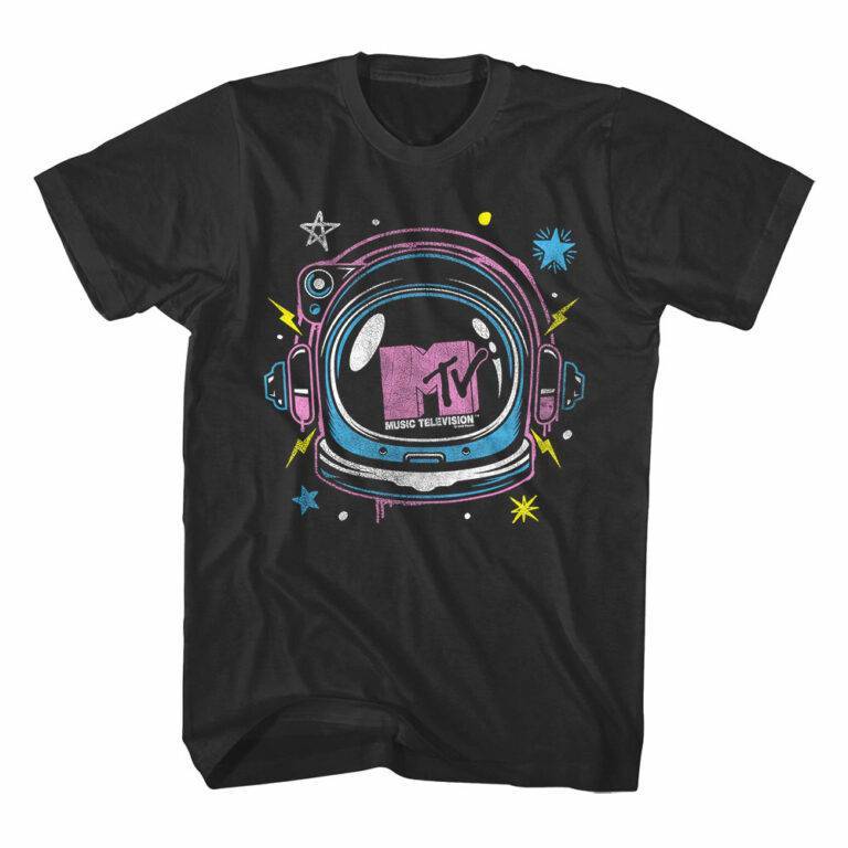 MTV Astronaut Helmet Men’s T Shirt