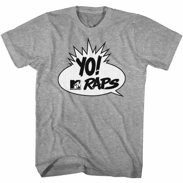 Yo MTV Raps Old School Logo Men’s T Shirt