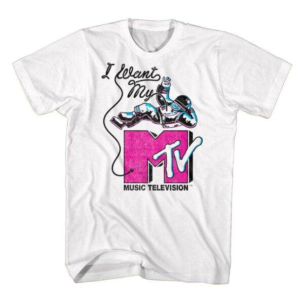 MTV I Want My Astronaut Men’s T Shirt