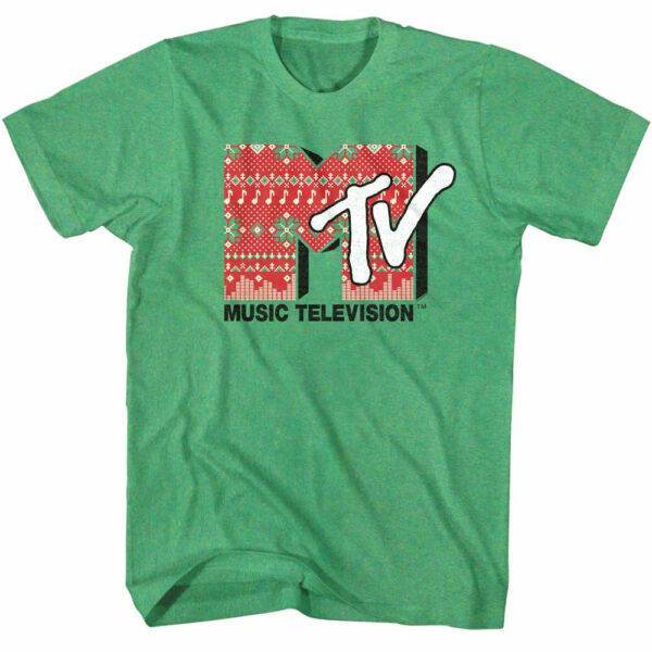 MTV Xmas Sweater Logo Men’s T Shirt