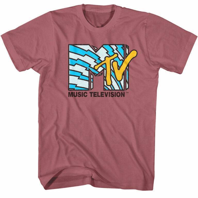 MTV Deco Bolts Logo Men’s T Shirt