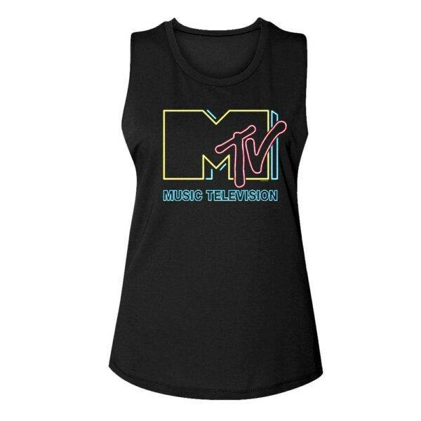 MTV Neon Sign Logo Women’s Tank