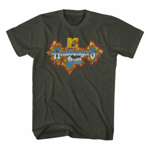 Headbangers Ball Fire Logo Men’s T Shirt