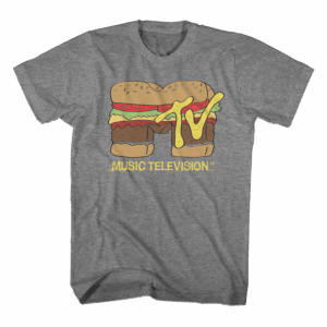 MTV Hamburger Logo Men’s T Shirt