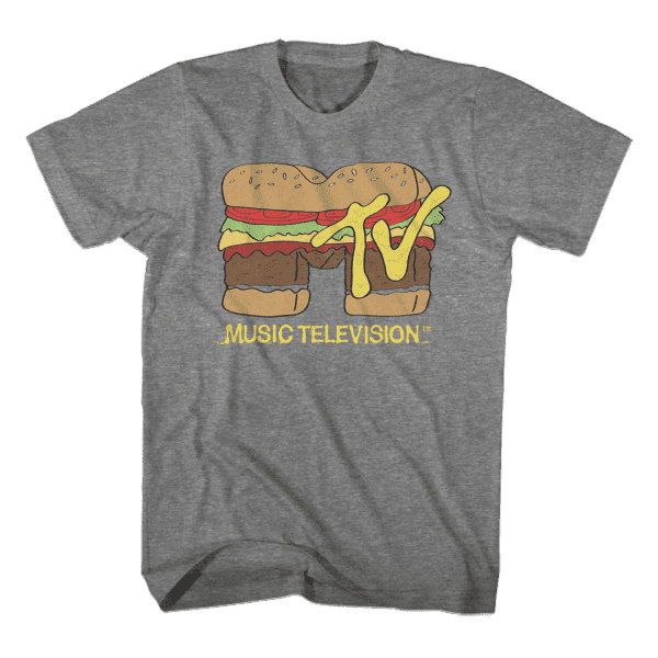 MTV Hamburger Logo Men’s T Shirt