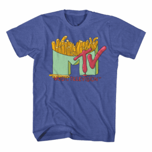 MTV French Fries Logo Men’s T Shirt