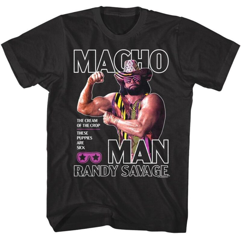 Macho Man Cream of the Crop Flex Men’s T Shirt