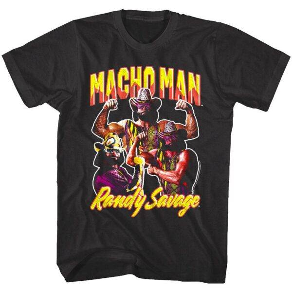 Macho Man Randy Savage Triple Threat Men’s T Shirt