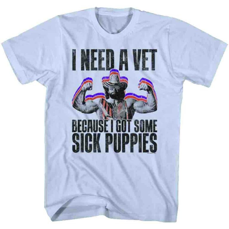 Macho Man Some Sick Puppies Men’s T Shirt