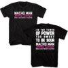 Macho Man Randy Savage Tower of Power Slogan Men’s T Shirt