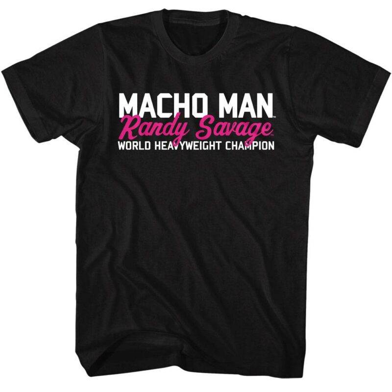 Macho Man Randy Savage Tower of Power Slogan Men’s T Shirt