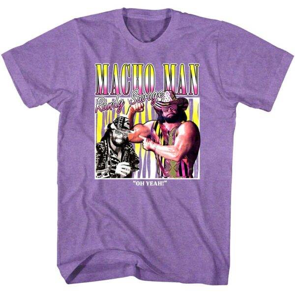 Macho Man Zebra Stripes Men’s T Shirt