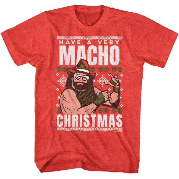 Macho Man Tacky Christmas Men’s T Shirt