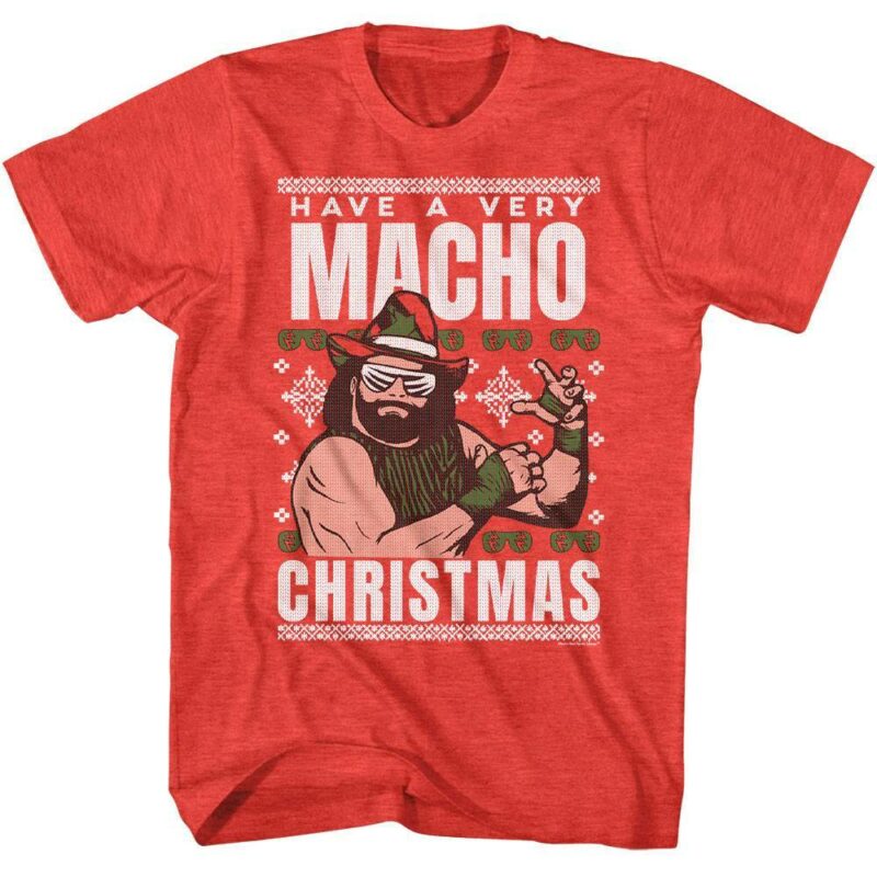 Macho Man Tacky Christmas Men’s T Shirt