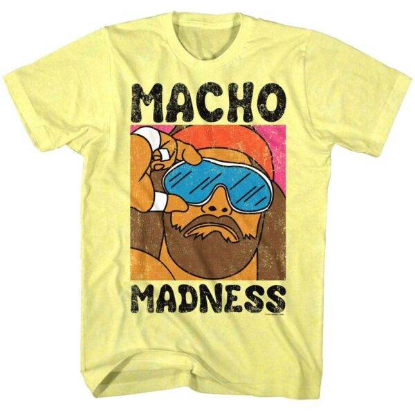 Macho Man Madness Cartoon Men’s T Shirt