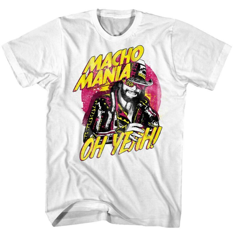 Macho Man Mania Oh Yeah Men’s T Shirt