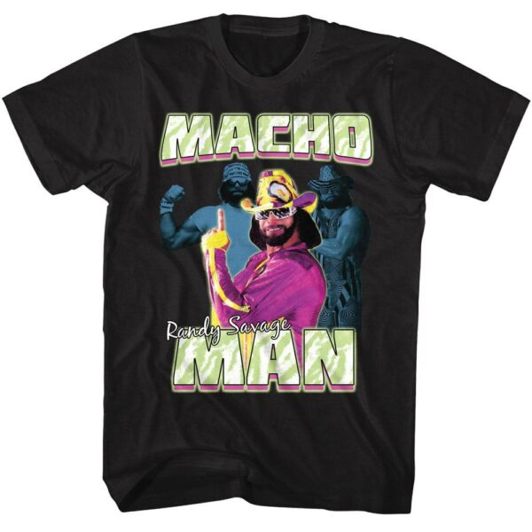 Macho Man Triple Threat Men’s T Shirt