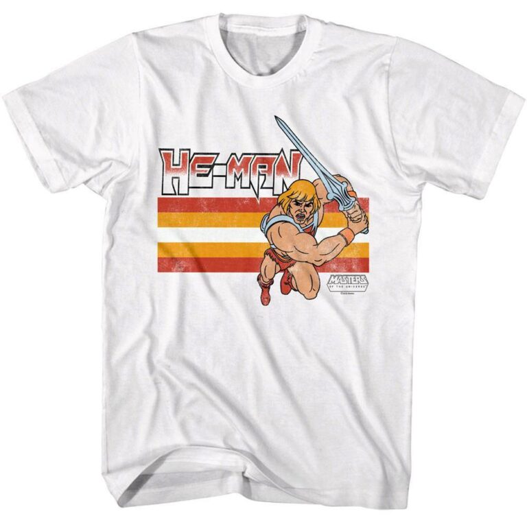 He-Man Retro Stripes Men’s T Shirt