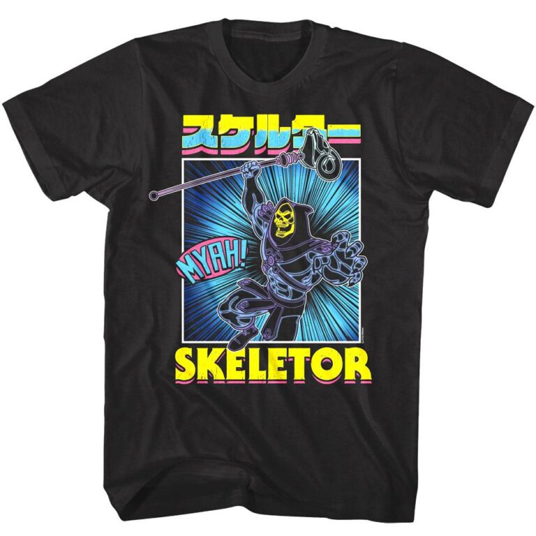 Skeletor Japanese Burst Men’s T Shirt