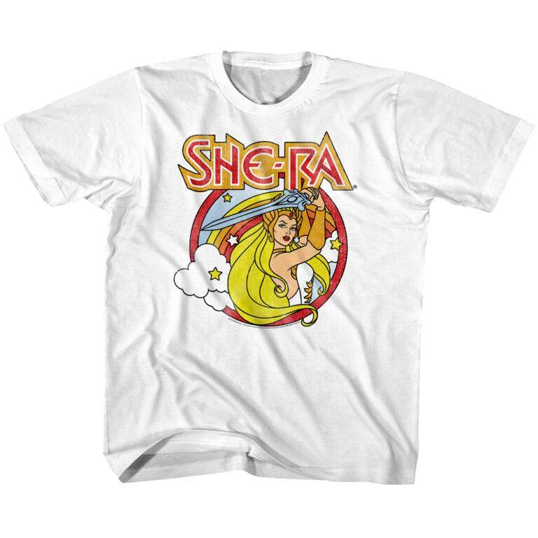 She-Ra Rainbow Sword Kids T Shirt