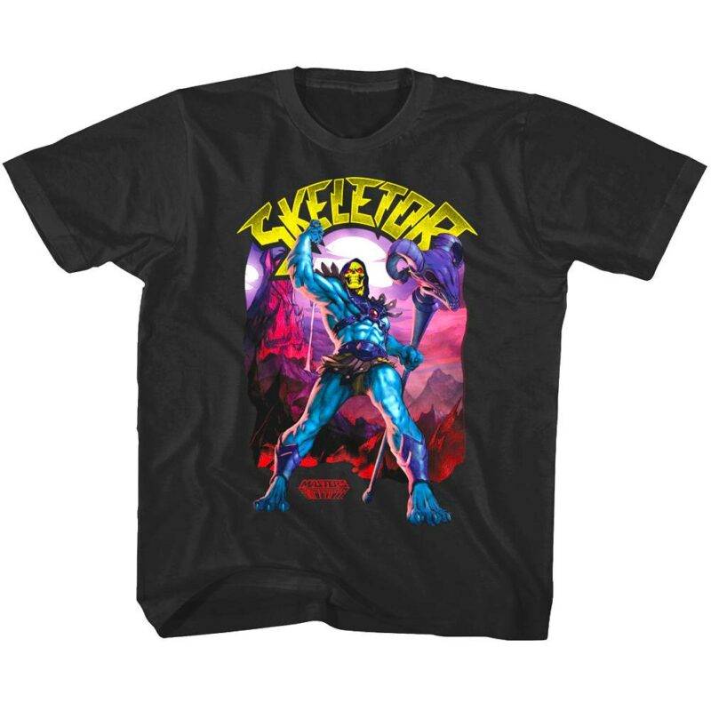 Skeletor Evil Overlord Kids T Shirt