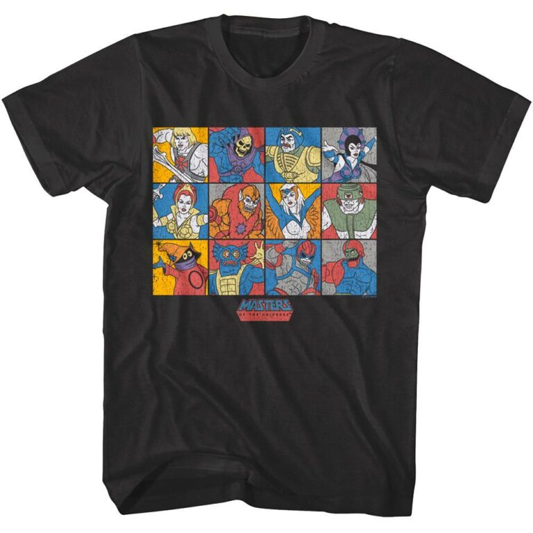 Masters of the Universe Character Blocks Men’s T Shirt