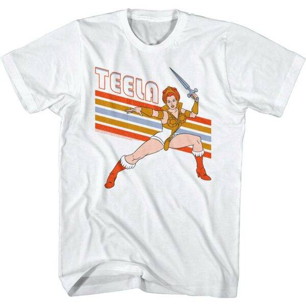 Masters of the Universe Teela Retro Stripes Men’s T Shirt