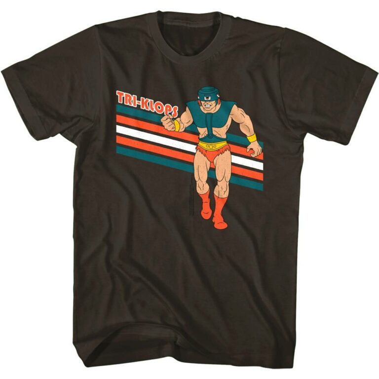 Masters of the Universe Tri-Klops Retro Stripes Men’s T Shirt