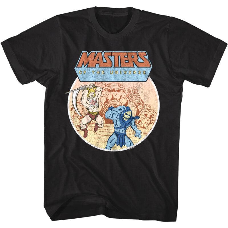 He-Man Beats Skeletor Men’s T Shirt