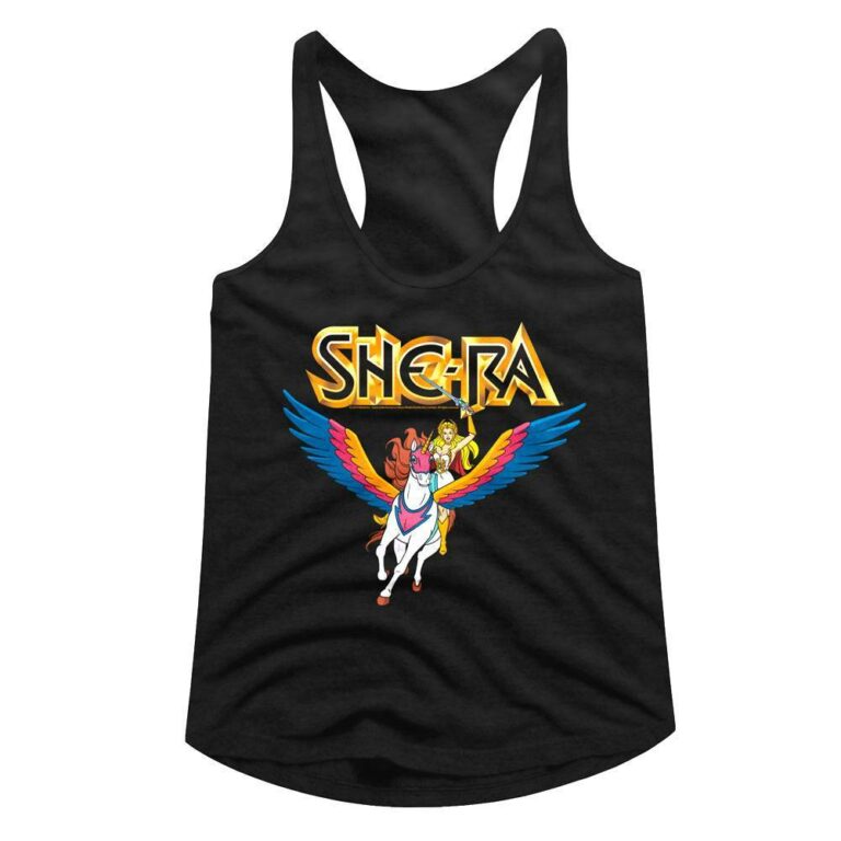 She-Ra Riding Swiftwind Unicorn Women’s Tank Top