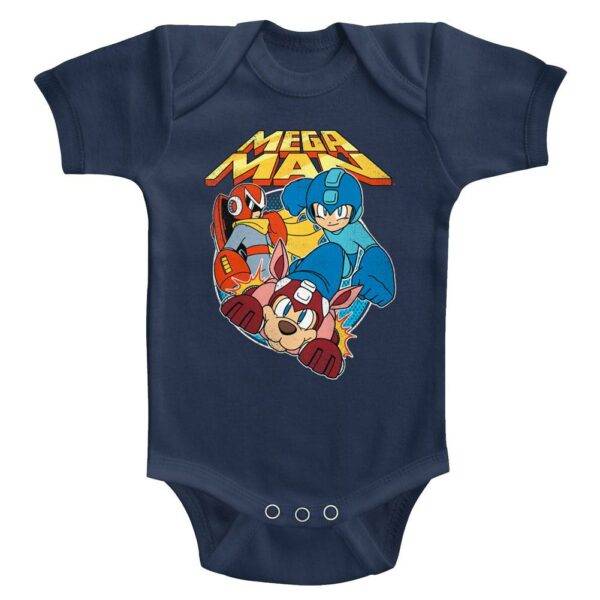 MegaMan Rush Attack Baby Onesie