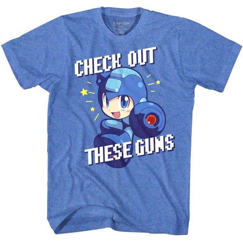 MegaMan Check Out These Guns T-Shirt