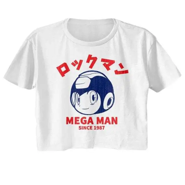 MegaMan Japanese Hero 1987 Crop Top