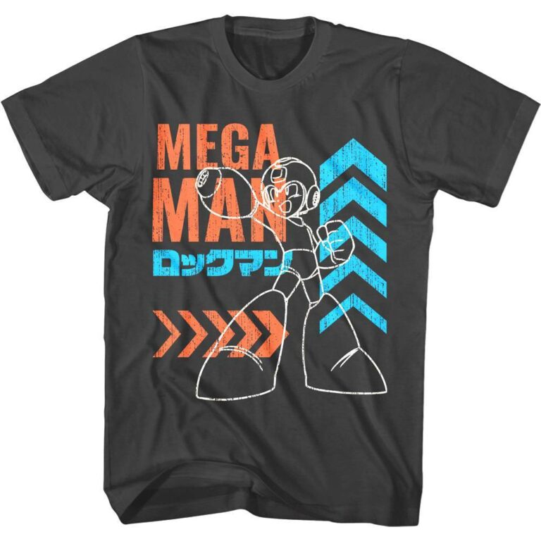 MegaMan Japanese Super Arrows T-Shirt